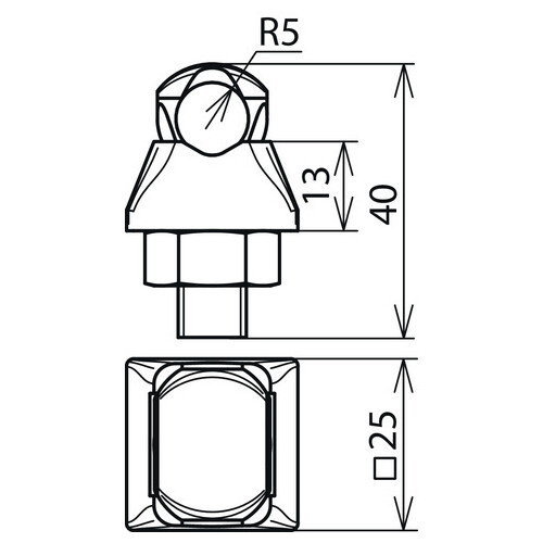 301007 DEHN KS-KLEMME EINFACH 7-10 CU Produktbild Additional View 1 L