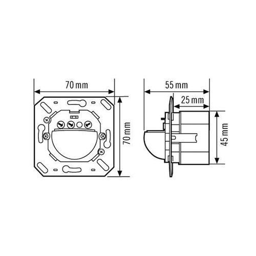 EM10055010 ESY-LUX MD 180I/R BEWEGUNGS- MELDER 180 UP F. ALLE SCHALTERHERSTELLER Produktbild Additional View 1 L