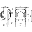 365117 DEHN ZWEIMETALL-FALZKLEMME, KLEMMB. 0,7-8 F.RD6-10 FVERZ.,A. CU-FALZ Produktbild Additional View 2 S