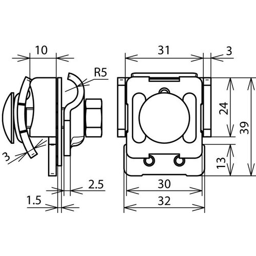 365117 DEHN ZWEIMETALL-FALZKLEMME, KLEMMB. 0,7-8 F.RD6-10 FVERZ.,A. CU-FALZ Produktbild Additional View 2 L