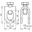 380029 DEHN STANGENKLEMME NIRO,F.RD8-10/ RD16,M10 Produktbild Additional View 2 S