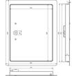 476001 DEHN REVISIONSTÜR FVERZ.180X230 F.UP- TRENNSTELLE,ST/TZN,LEICHTE AUSF. Produktbild Additional View 2 S