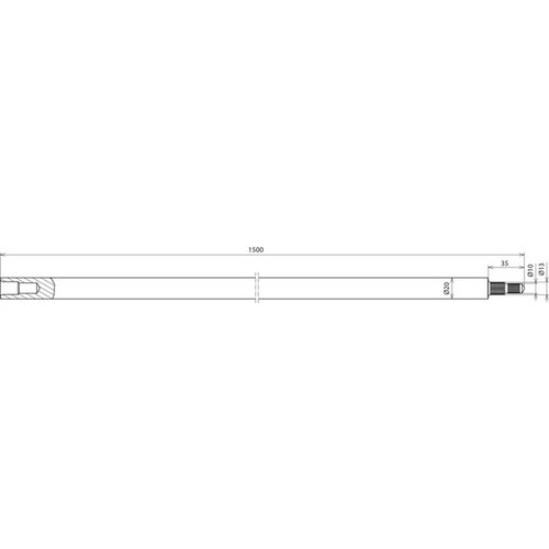 620902 DEHN TIEFENERDER NIRO/V4A, KOPPELB. D20,L1500 TYP AZ Produktbild Additional View 1 L