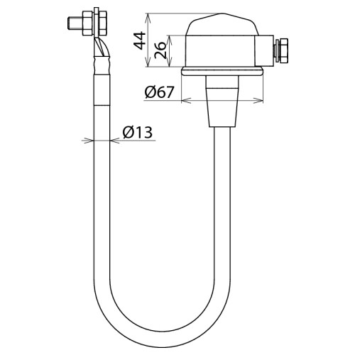 923060 DEHN EX-TRENNFUNKENSTRECKE (EX)S G4,20 130MM 100KA BEI 8/20,TYP EXFS Produktbild Additional View 2 L