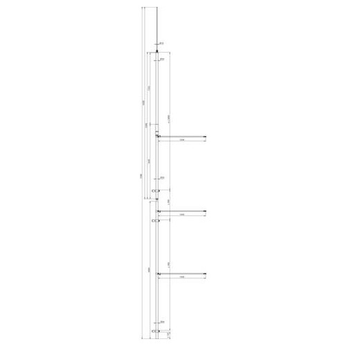 105470 DEHN DEHNISO-COMBI FANGSTANGE - SET L7200 GFK/ALU,STÜTZROHR L6200 Produktbild Additional View 1 L