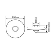 EM10425004 ESY-LUX PD 360I/8 DECKEN- PRÄSENZMEL. 360 UP, 8M, WE. FERNBEDIENB. Produktbild Additional View 1 S