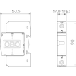 5094618 OBO V 20/C-1 280 ÜBERSPANNUNGS- ABL. VE - 1TE Produktbild Additional View 1 S