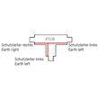 208-19170361 MOLTO LUCE NOA T-VERBINDER XTS 36-1 3-PHASEN GRAU Produktbild Additional View 1 S