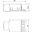 6117325 ACKERMANN ASM C5 G ANSCHLUSSMOD. CAT5E RJ45 GESCHIRMT Produktbild Additional View 1 S