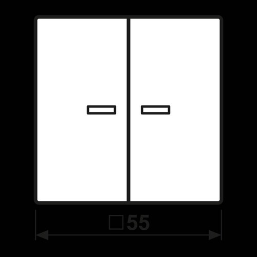 AS591-5KO5WW JUNG WIPPE FÜR SERIENSCHALTER Produktbild Additional View 1 L