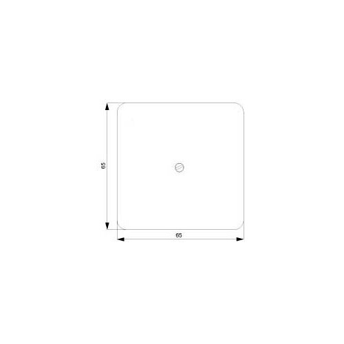 5TG1810 SIEMENS UP-BLIND-ABDECKPLATTE M. BEFRING TITANWEISS,65X65,DELTAPROFIL Produktbild Additional View 1 L