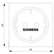 5UB1403 SIEMENS UP-SCHUKO-STECKDOSE TITANWEISS DELTAPROFIL Produktbild Additional View 1 S