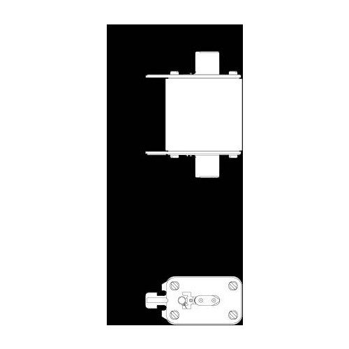 3NA7832 SIEMENS NH-SICHERUNGSEIN.00,125A 500V ,B30 GL/GG,M.SPGSFÜHR.METALLGRIFF Produktbild Additional View 2 L