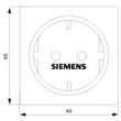 5UB1467 SIEMENS UP-SCHUKO-STECKDOSE SILBER DELTAPROFIL Produktbild Additional View 1 S