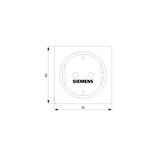 5UB1467 SIEMENS UP-SCHUKO-STECKDOSE SILBER DELTAPROFIL Produktbild Additional View 1 L