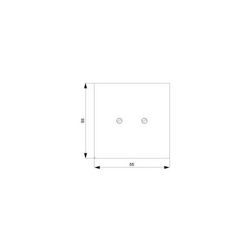 5TG1251 SIEMENS UP-AUSLASS-ABDECKPLATTE ALUMET,DELTAI-SYSTEM Produktbild Additional View 1 L