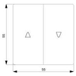 5TG6214 SIEMENS DOPPEL-WIPPE M.SYMBOL JALOUSIE TITANWEISS,DELTAI-SYSTEM Produktbild Additional View 1 S