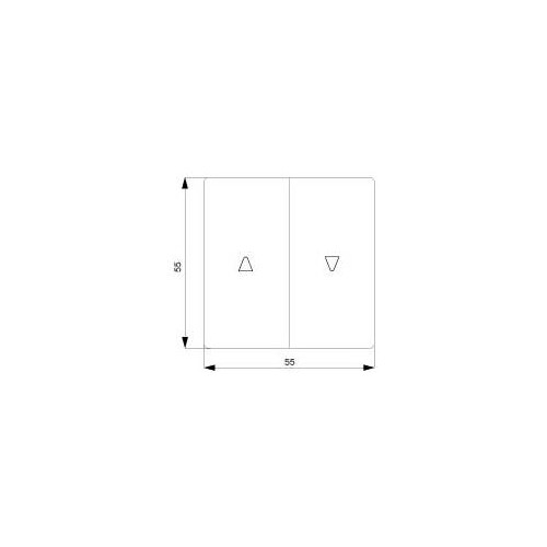 5TG6214 SIEMENS DOPPEL-WIPPE M.SYMBOL JALOUSIE TITANWEISS,DELTAI-SYSTEM Produktbild Additional View 1 L