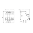 5SY6613-6 SIEMENS LS-SCHALTER B, 13A 3POLIG+N 6KA Produktbild Additional View 2 S