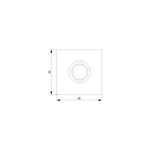 5TC8902 SIEMENS ABDECKPLATTE M.DIMMER- DREHKNOPF ALU.-METALLIC,DELTAI-SYSTEM Produktbild Additional View 1 L