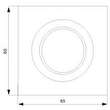 5TC8904 SIEMENS ABDECKPLATTE M.DREHKNOPF F.DIMMER TITANWEISS DELTAPROFIL Produktbild Additional View 1 S