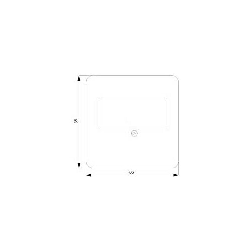 5TG1800-2 SIEMENS ABDECKPLATTE F.TAE U. LAUTSPRANSCHL DOSE TITANWS,DELTAPROFIL Produktbild Additional View 1 L