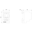 5TE6800 SIEMENS STECKDOSE RE, 16A, 2,5TE GEMÄSS VDE 0620-1 Produktbild Additional View 2 S