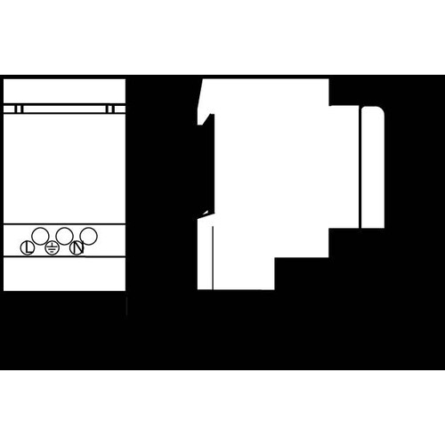 5TE6801 SIEMENS SCHUKO-STECKDOSE RE, 16A 2,5TE M.DECKEL, NACH DIN VDE 0620-1 Produktbild Additional View 2 L