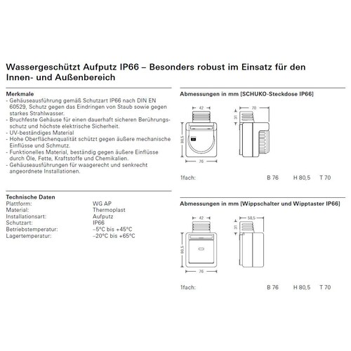 10631 GIRA WIPPSCHALTER WECHSEL WD AUFPUTZ G RAU Produktbild Additional View 1 L