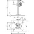 202030 DEHN DACHLEITUNGSHALTER DEHNQUICK ST/TZN F.RD6-10MM M.BEF.50X60MM Produktbild Additional View 1 S