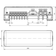 563040 DEHN POTENTIALAUSGLEICHSCHIENE M.ABD 7X 2,5-16MM 2X16-95MM 1XFL 40X4MM Produktbild Additional View 2 S