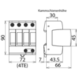 952400 DEHN ÜS-ABLEITER DEHNGUARD M 230/400V/20KA DG M TNS 275 Produktbild Additional View 3 S