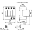 952315 DEHN ÜS-ABLEITER DEHNGUARD M 230/400V/20KA Produktbild Additional View 3 S