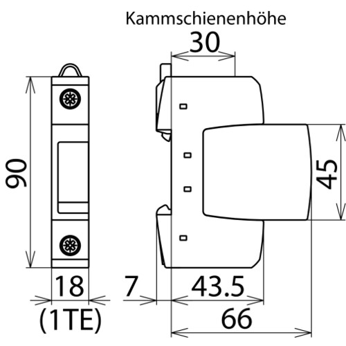 952070 DEHN ÜS-ABLEITER DEHNGUARD S 275V 20KA Produktbild Additional View 3 L