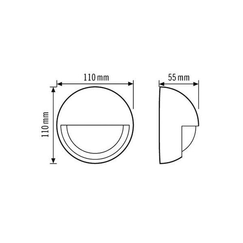 EM10041006 ESY-LUX MD-W200I BEWEG.-MELD. 200 GRAD WEISS 12M RW 2300W IP55 Produktbild Additional View 1 L