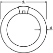 581082 OSRAM L22W/840C LUMILUX HELLWEISS LEUCHTSTOFFLAMPE IN RINGFORM 29MM EEI:A Produktbild Additional View 2 S