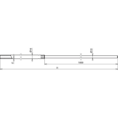 103417 DEHN FANGSTANGE D16/10MM L:1500MM CU Produktbild Additional View 1 L