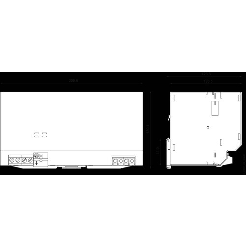 6EP1437-3BA00 SIEMENS SITOP MODULAR STROMVERSOR. 40 24VDC 40A 3AC 400-500V Produktbild Additional View 1 L