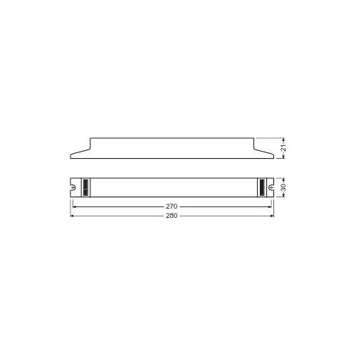 329035 OSRAM QTP5 1X14-35 QUICKTRONIC PROFESSIONAL T5 VORSCHALTGERÄT Produktbild Additional View 1 L