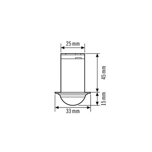 EP10426155 ESY-LUX PDC360I/8 MINI-KNX- PRÄS.MELDER 360 UP 8M WEISS FERNBEDIENB. Produktbild Additional View 1 L