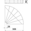 6002234 OBO GITTERRINNENBOGEN 90GRAD 55X300 Produktbild Additional View 1 S