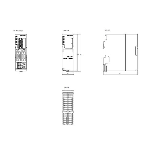 6ES7158-0AD01-0XA0 SIEMENS SIMATIC DP DEZENTR.PERIPH.KOPPELMO.VERBIN.2PROFIBUS Produktbild Additional View 2 L