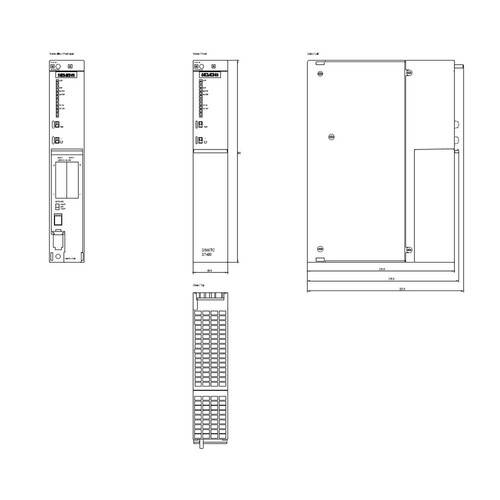 6ES7407-0KA020AA0 SIEMENS SIMATIC S7-400 STROMVERS.PS407 10A UC120/230V DC5V/10A Produktbild Additional View 1 L