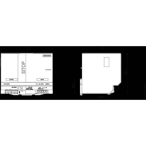 6EP13363BA00 SIEMENS SITOP MODUL.GEREG. STROMVERSOR.20A AC 120/230V/DC 24V/20A Produktbild Additional View 1 L