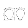 EL10026119 Esylux Automatikleuchte AL P MONZA 130 SCHWARZ Produktbild Additional View 1 S