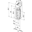 143R--------Q34 EFFEFF FH-Türöffner 143® 12/24 V GS EE DIN links Produktbild Additional View 1 S