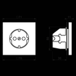 ES1520 JUNG Schuko Steckdose LS-Programm Edelstahl Produktbild Additional View 1 S