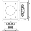 476050 DEHN Trennstellenkasten f. WDV- Systeme 185x145x90mm K-grau Produktbild Additional View 2 S