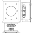 476050 DEHN Trennstellenkasten f. WDV- Systeme 185x145x90mm K-grau Produktbild Additional View 1 S