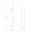 5SG6206 Siemens SR60 Neozed-Reitersockel 3P D02 63A 400V f.5/10mm Sammelschienen Produktbild Additional View 1 S